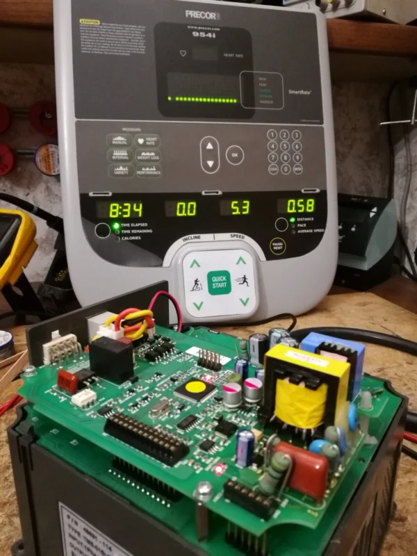 Repair of Precor 945, 956 treadmill inverter panel