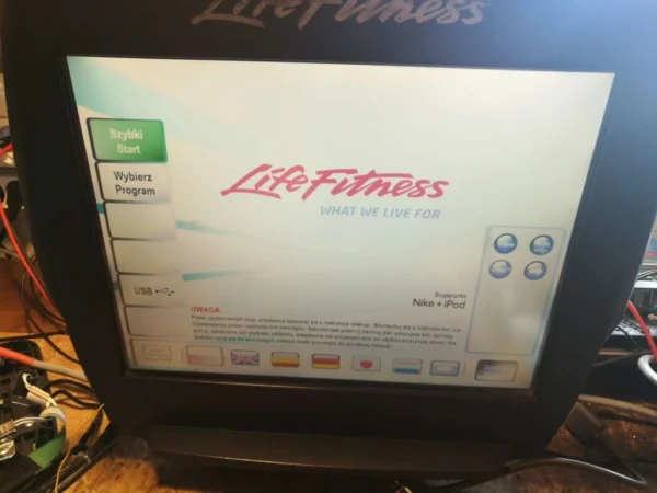 Lifefitness Technogym panel fluorescent backlighting repair
