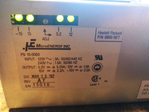 Service Repair MicroEnergy Hewlett Packard 0950-1977