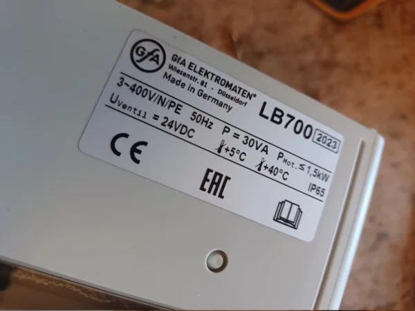 Service Repair PROMControl LB700 GFA 30004984