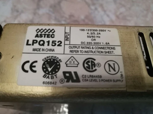 ASTEC LPQ152 Power Supply Repair Service